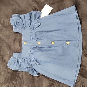 Girls 5T lightweight ruffle top